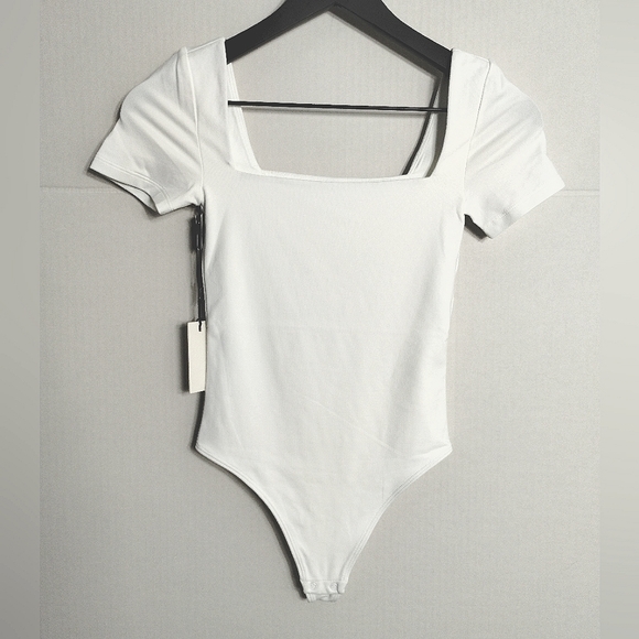 Babaton Tops - Square-neck tee bodysuit by Aritzia